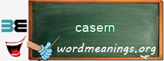 WordMeaning blackboard for casern